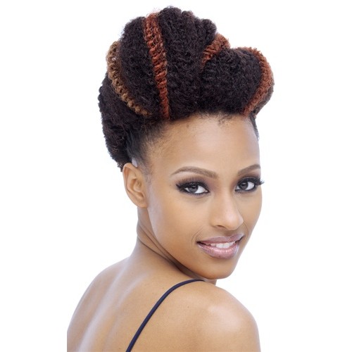 Afro Kinky Twist Braid Marley Synthetic Hair Extensions Blonde X