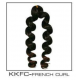 Synthetic BRAIDING Kanekalon French Curl BLACK ONLY